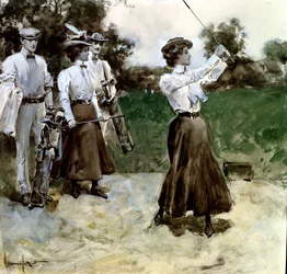 Golf-Vierer, ca. 1900